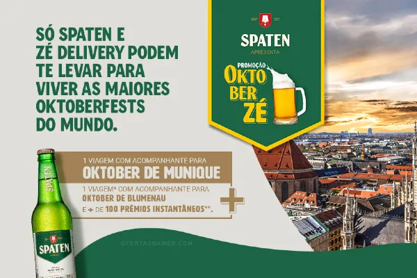 promoção spaten zé delivery