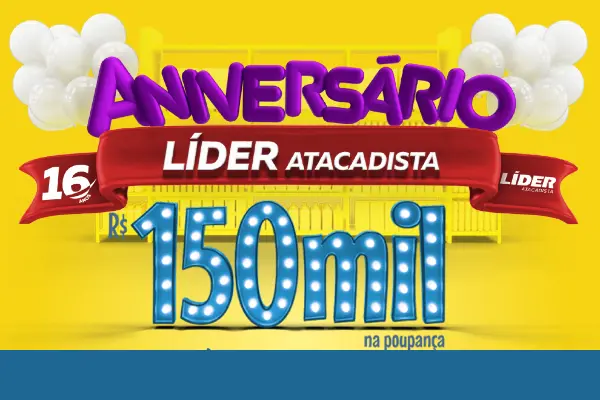 aniversário líder atacadista