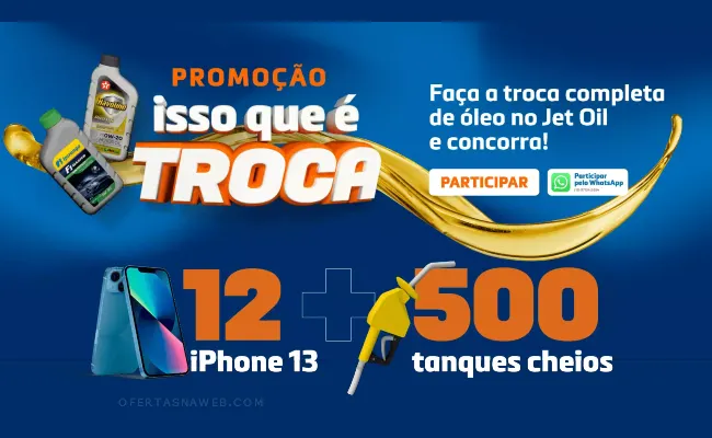 promoção jet oil ipiranga