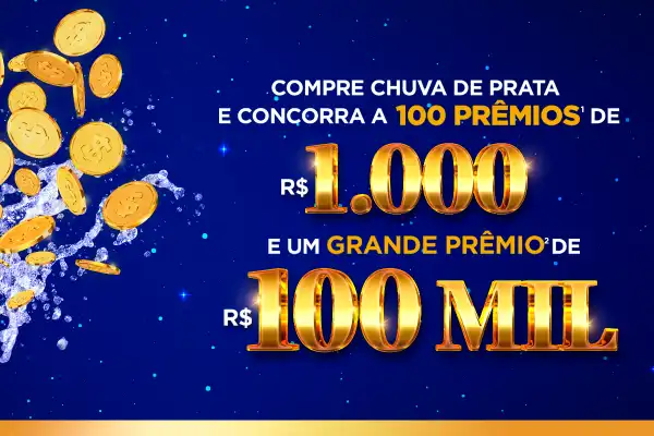 promoção chuva de prata