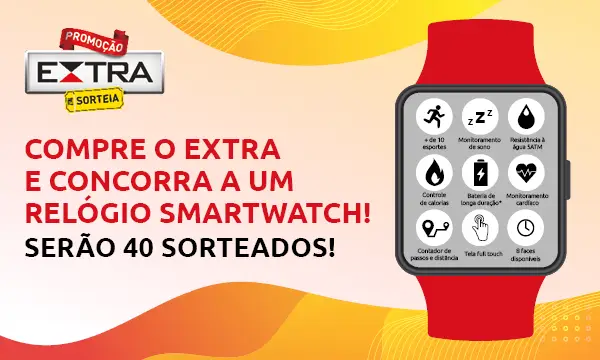 extra sorteia relogios