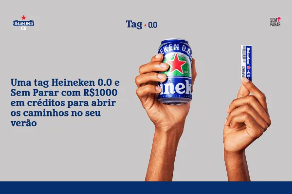 promoção tag heineken