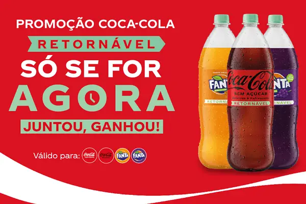 promoção coca cola retornável