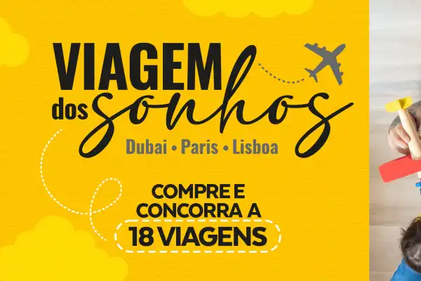 promoção viagem dos sonhos