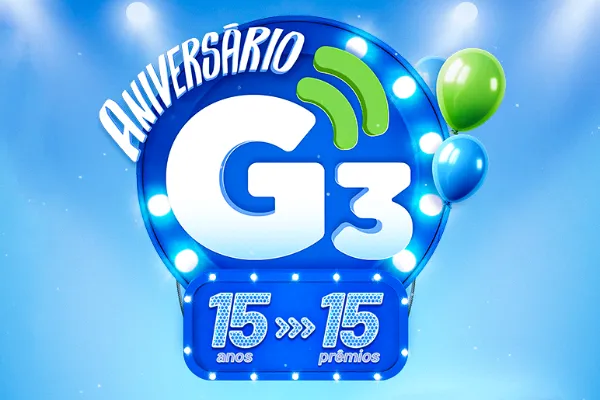 aniversário g3 telecom