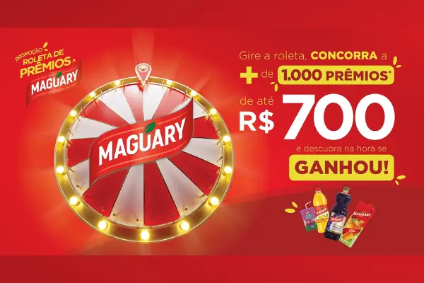 promoção roleta de prêmios maguary