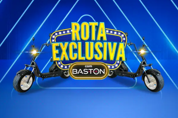 promoção rota exclusiva com baston
