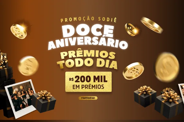 promoção sodiê doce aniversário