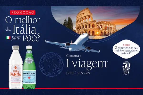 promoção o melhor da itália para você