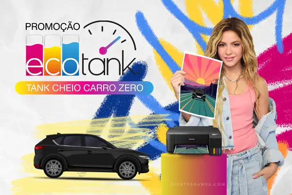 promoção tank cheio carro zero epson