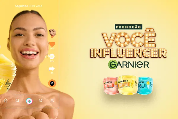 promoção você influencer garnier