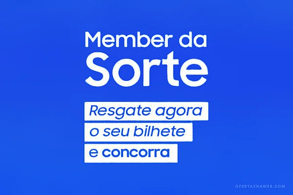 promoção member da sorte
