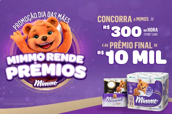 promoção mimmo rende prêmios
