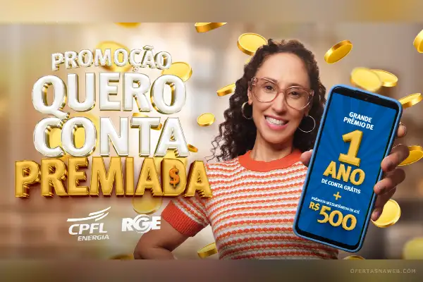 promoção quero conta premiada