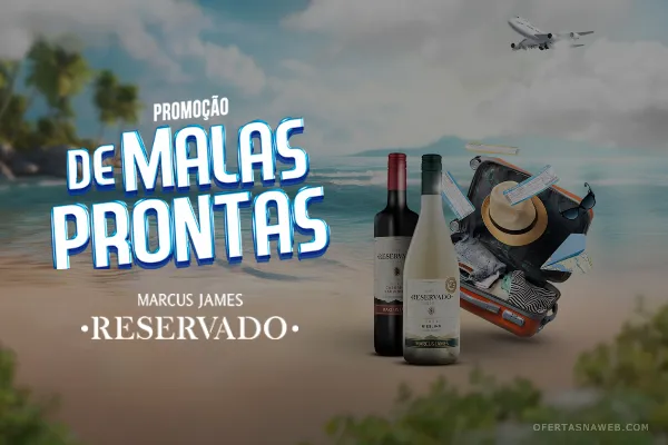 promoção de malas prontas