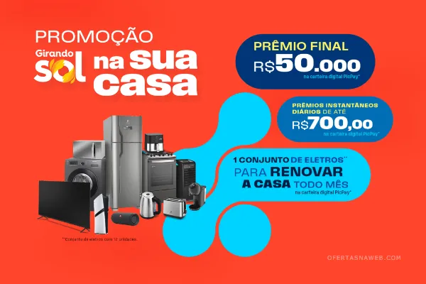 promoção girando sol