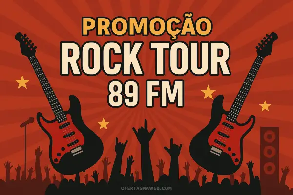 promoção rock tour 89 fm