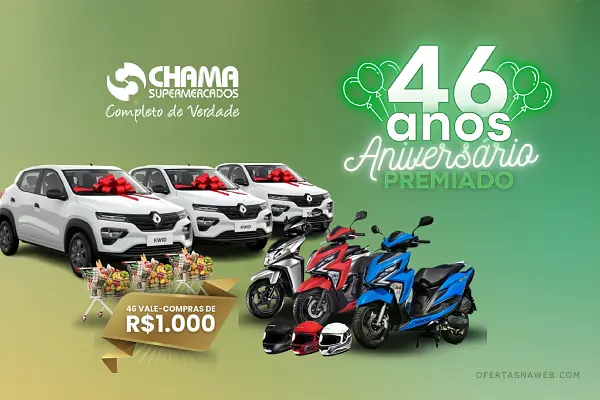 aniversário chama supermercados