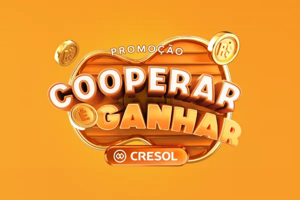 promoção cooperar é ganhar cresol