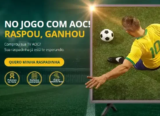 promoção no jogo com aoc