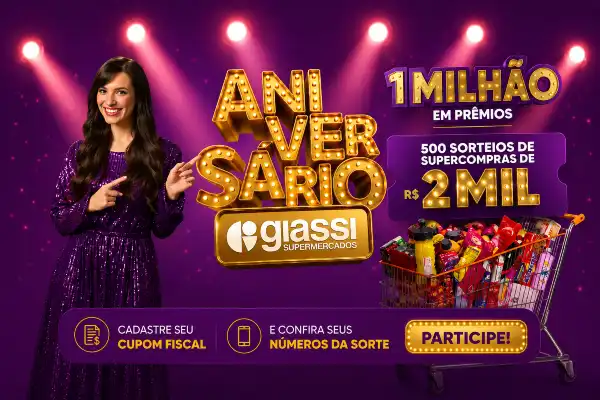 aniversário giassi supermercados