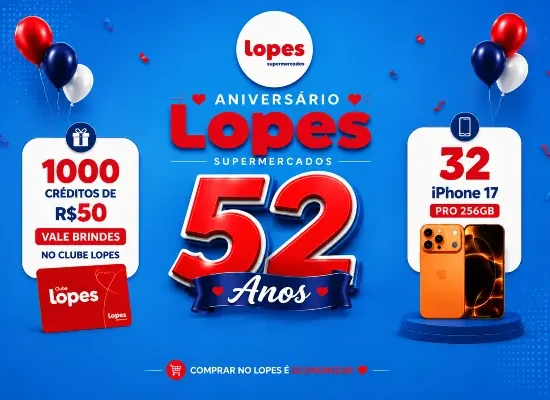 aniversário lopes supermercados