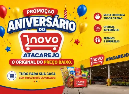 aniversário novo atacarejo