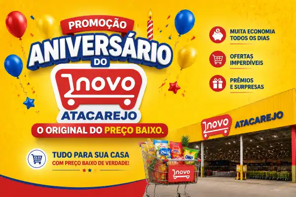 aniversário novo atacarejo