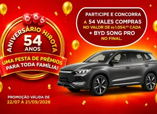 aniversário supermercados hirota