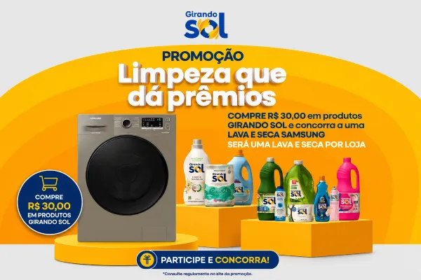 limpeza que dá prêmios