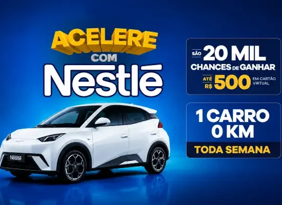 promoção acelere com nestlé