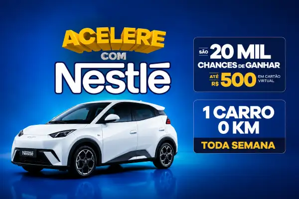 promoção acelere com nestlé