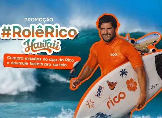 promoção rolê rico no hawaii